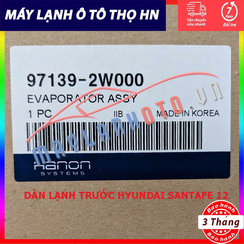 Dàn lạnh Hyundai Santafe 2012 2013 2014 2015 2016 hàng xịn Hàn Quốc 12 13 14 15 16
