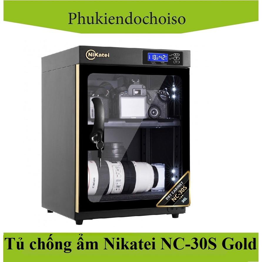 Tủ chống ẩm Nikatei NC-30S- Gold (Dung tích 30 lít)-China