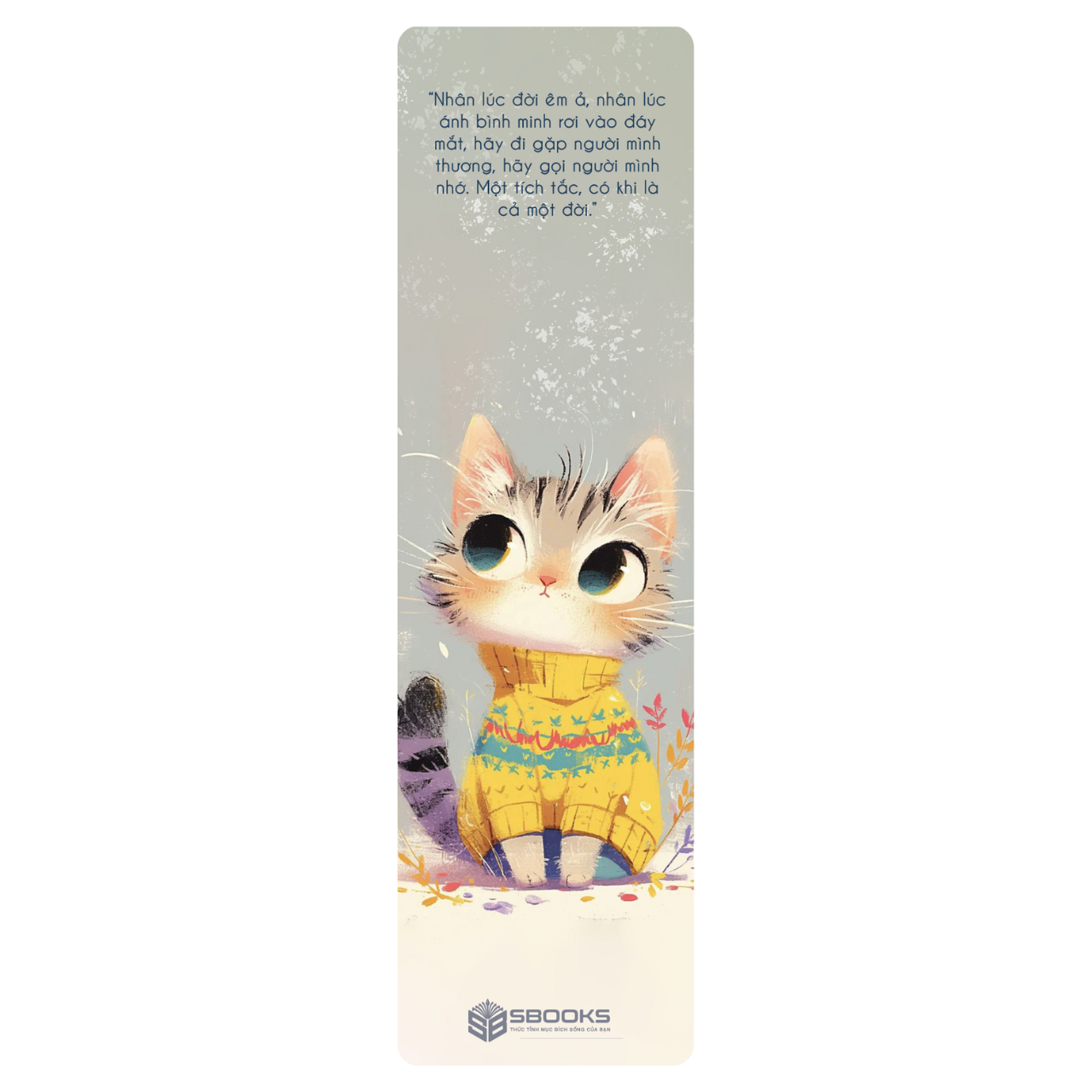 5 Cái Bookmark Kẹp Sách, Dấu Trang Hoạ Tiết Động Vật - SBOOKS