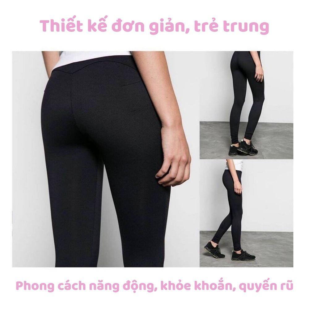 Quần Legging Siêu Nâng Mông, Tôn Dáng co giãn, đàn hồi, cạp cao, thoải mái vận động, TỰ TIN KHOE BODY, HOT