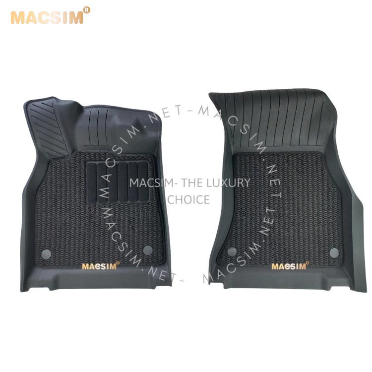 Hình ảnh Thảm lót sàn ô tô 2 lớp cao cấp dành cho xe Audi Q5 2018+ nhãn hiệu Macsim 3w chất liệu TPE