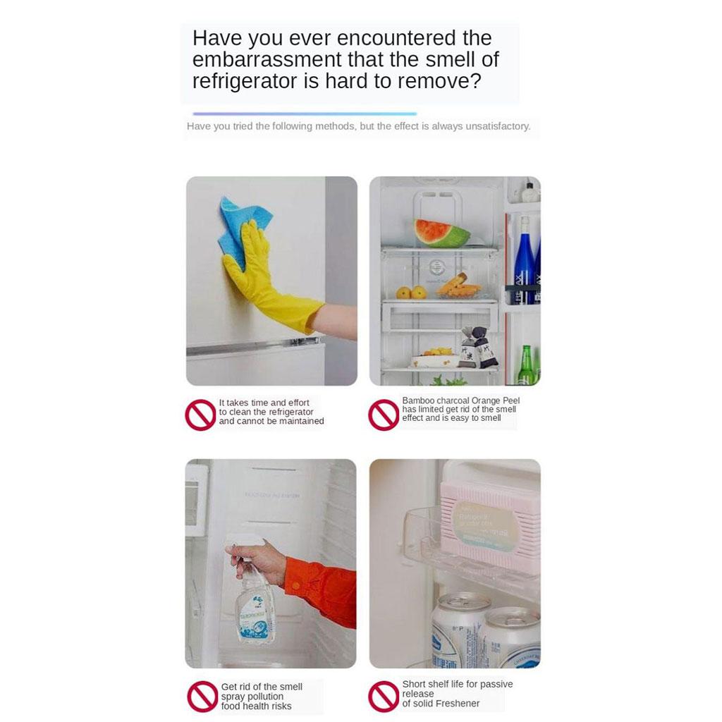 Portable Air Conditioner, Ozone Air Purifier Sterilization Deodorizer Refrigerator/Pet Nest/Toy/Shoe Cabinet Disinfection
