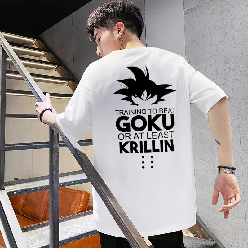 Áo Thun Nam Nữ Tay Lỡ DragonBall Siêu Ngầu