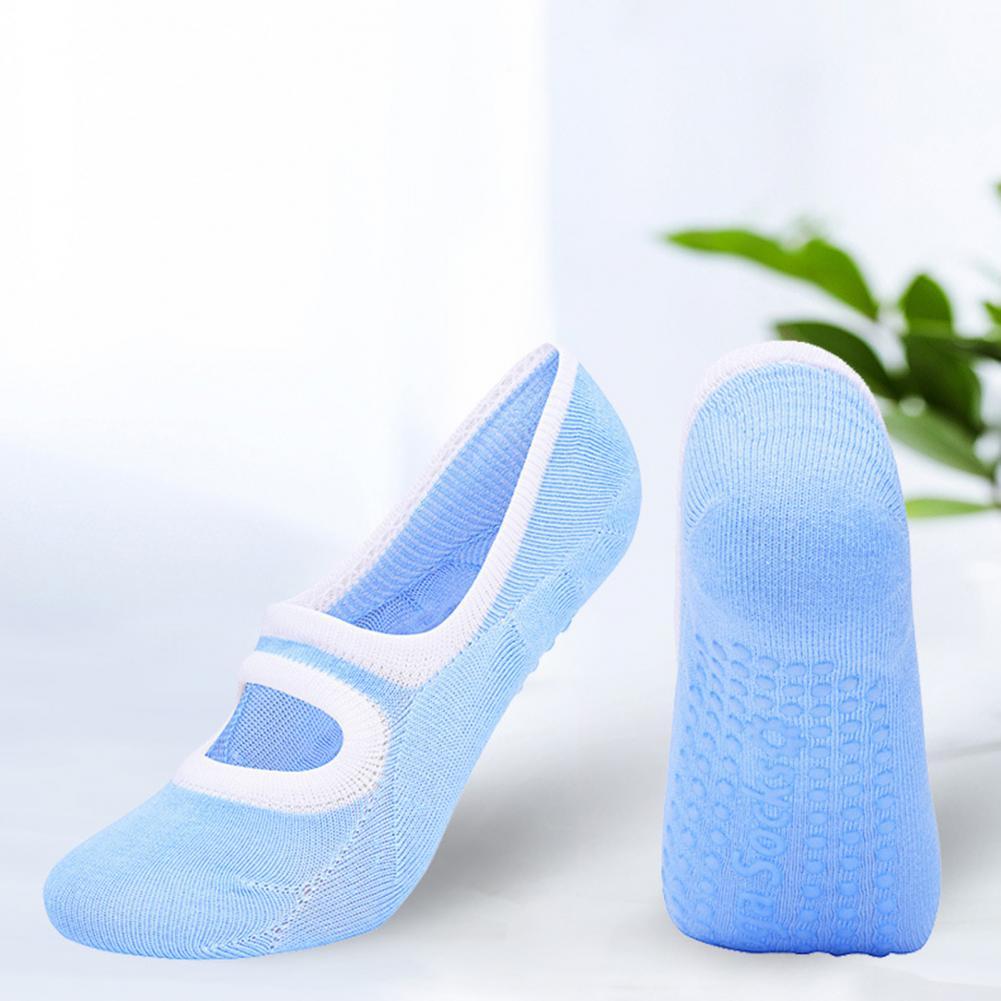 1 cặp vớ yoga chống ma sát cotton thoáng khí không trượt băng múa ba lê múa ba lê múa vớ cho phụ nữ vớ cotton vớ Color: Green