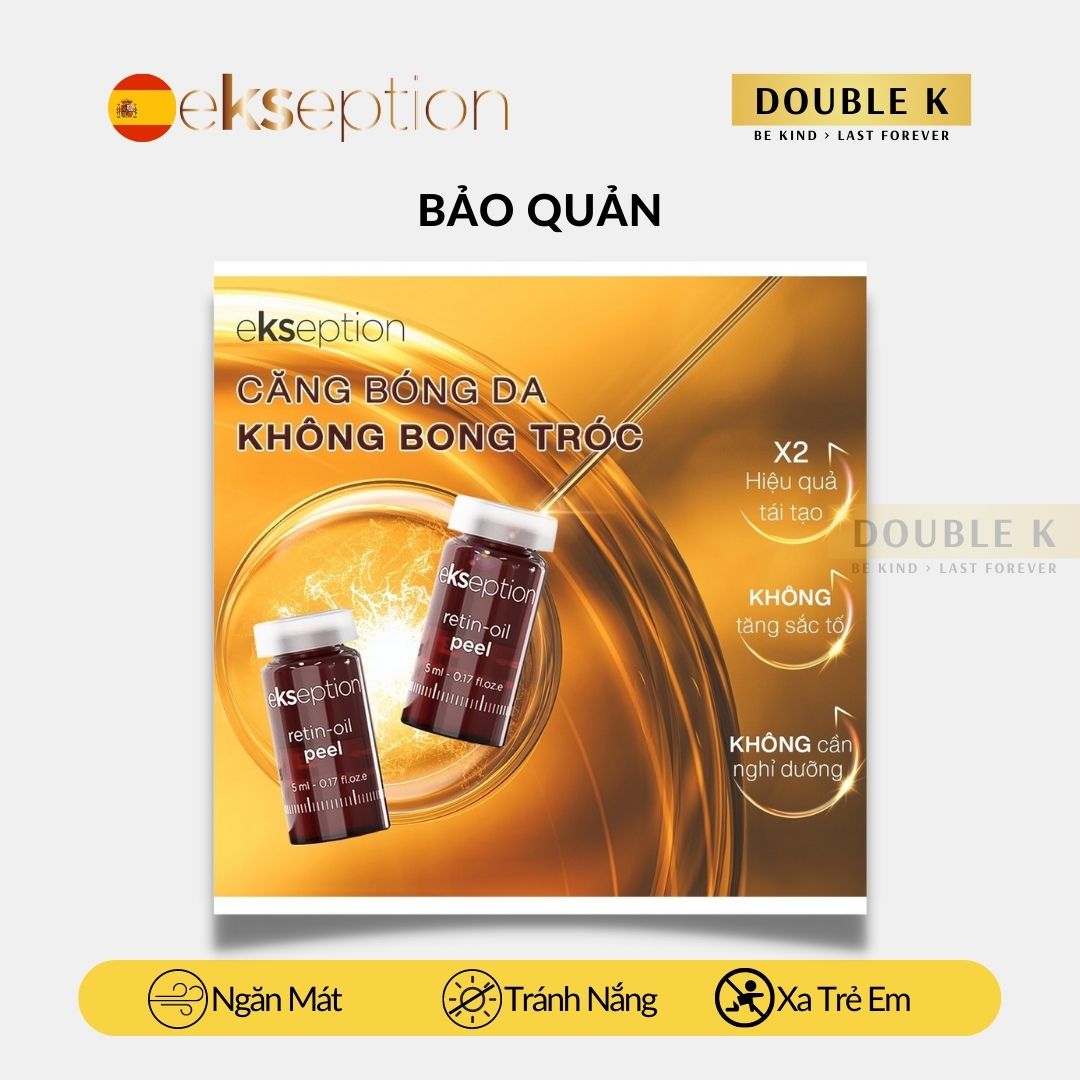 ekseption Retin-Oil Peel - Chống Lão Hóa, Mờ Nếp Nhăn, Da Sáng Đều Màu - Double K