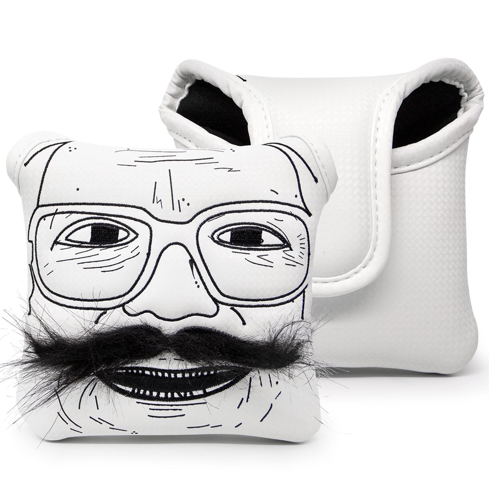 Golf Club Head Cover Embroidered Waterproof Golf Club Protector PU Leather