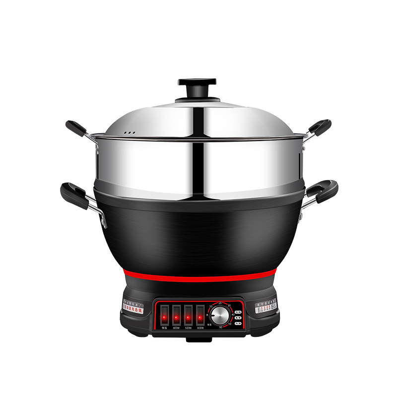 Nồi Gang nồi hấp 2in1 Điện hẹn giờ Mametan Toshiro chuyên dụng 2100W
