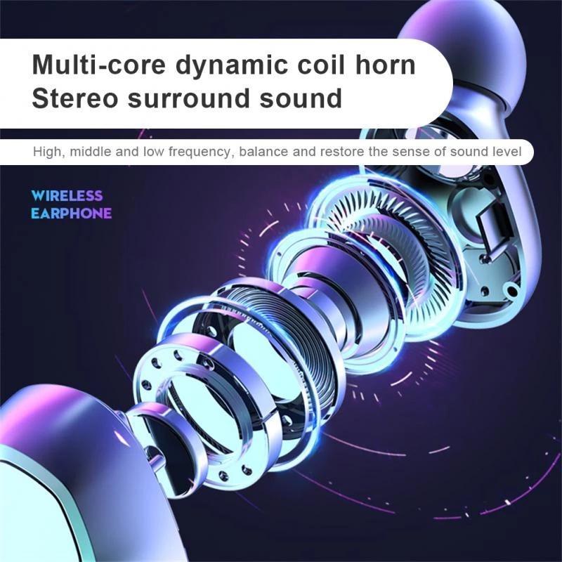 Tai nghe không dây TZUZL M9 TWS tích hợp mic có màn hình LED