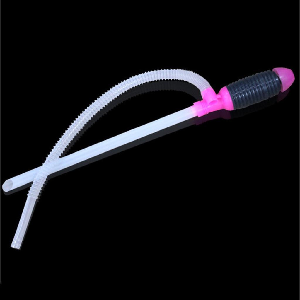 Portable Manual Car Siphon Hose Oil Water Liquid Transfer Hand Pump