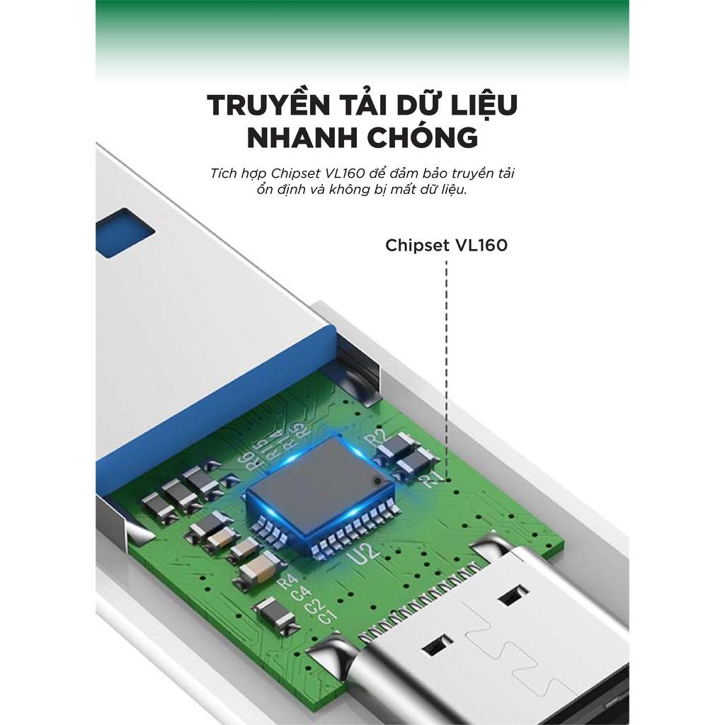 Đầu chuyển đổi USB-C sang USB 3.0, dùng cho PC, laptop, macbook, điện thoại... UGREEN US204 US276 - Hàng chính hãng