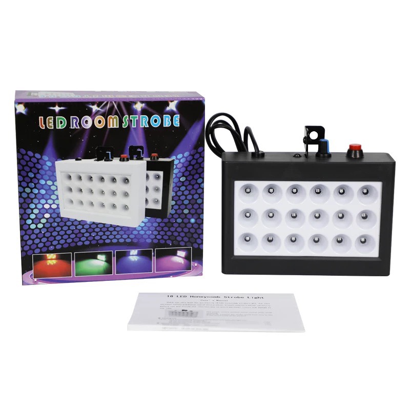 [ GTP ] ĐÈN CHỚP LIGHT 18 BÓNG RGB - THÍCH HỢP DÙNG TRONG PARTY , DISCO , BAR TẠI NHÀ .