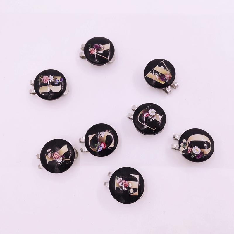 Chữ cái tiếng Anh Kẹp mũ chơi gôn từ tính với điểm đánh bóng A-M THIẾT KẾ KHÁC NHAU Color: H