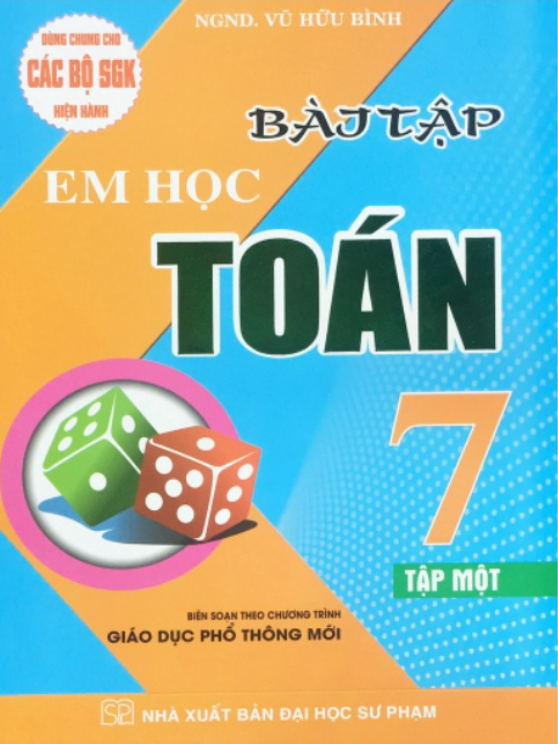 Sách - Combo Bài Tập Em Học Toán Lớp 7 - Biên soạn theo chương trình giáo dục phổ thông mới