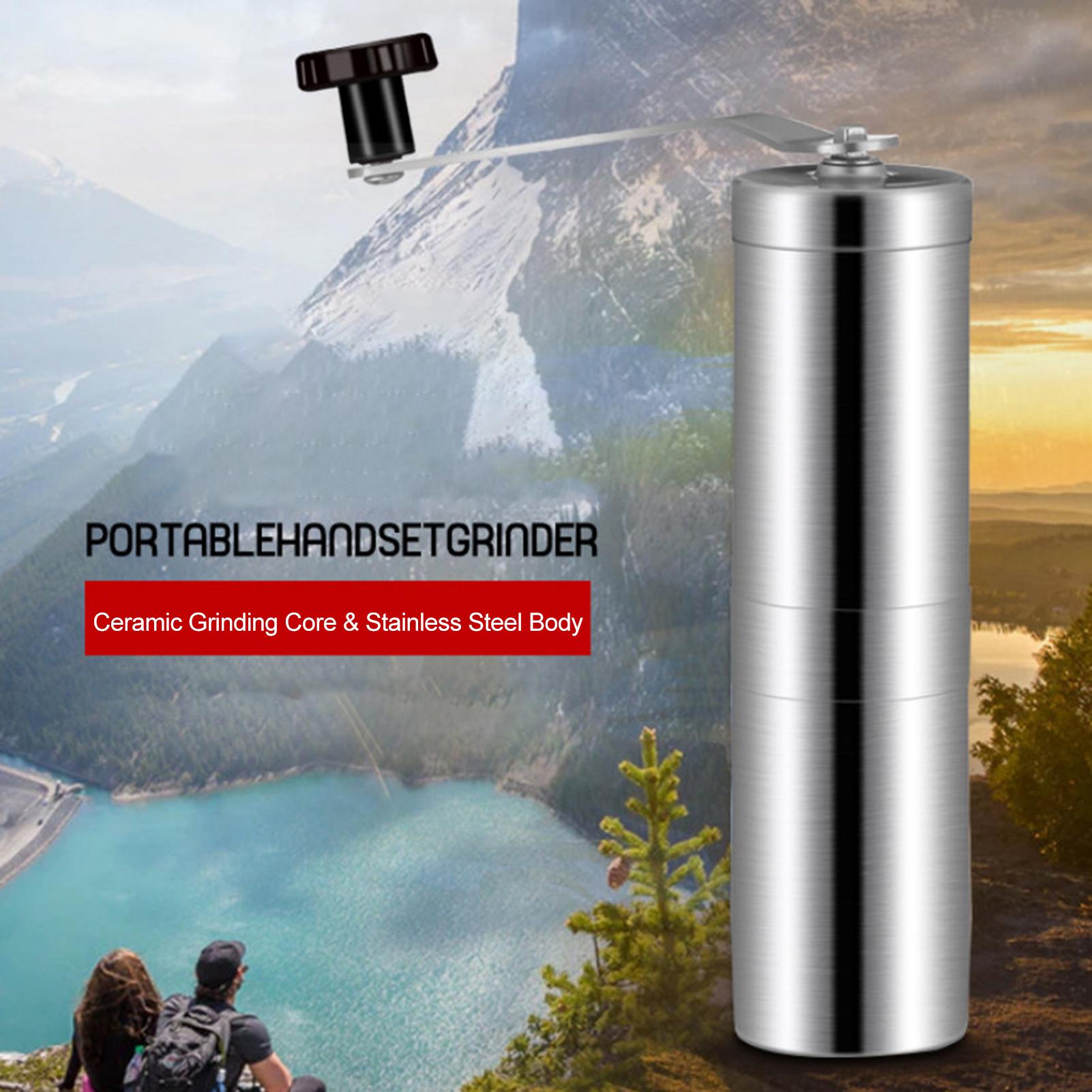 Máy xay cà phê Burr Mill bằng tay,chất liệu thép không gỉ có thể điều chỉnh