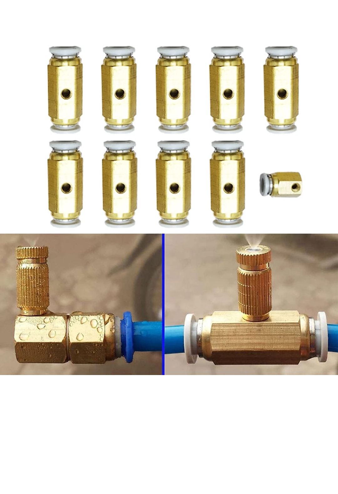 Đế gắn béc phun sương băn đồng nối nhanh- 10 cái