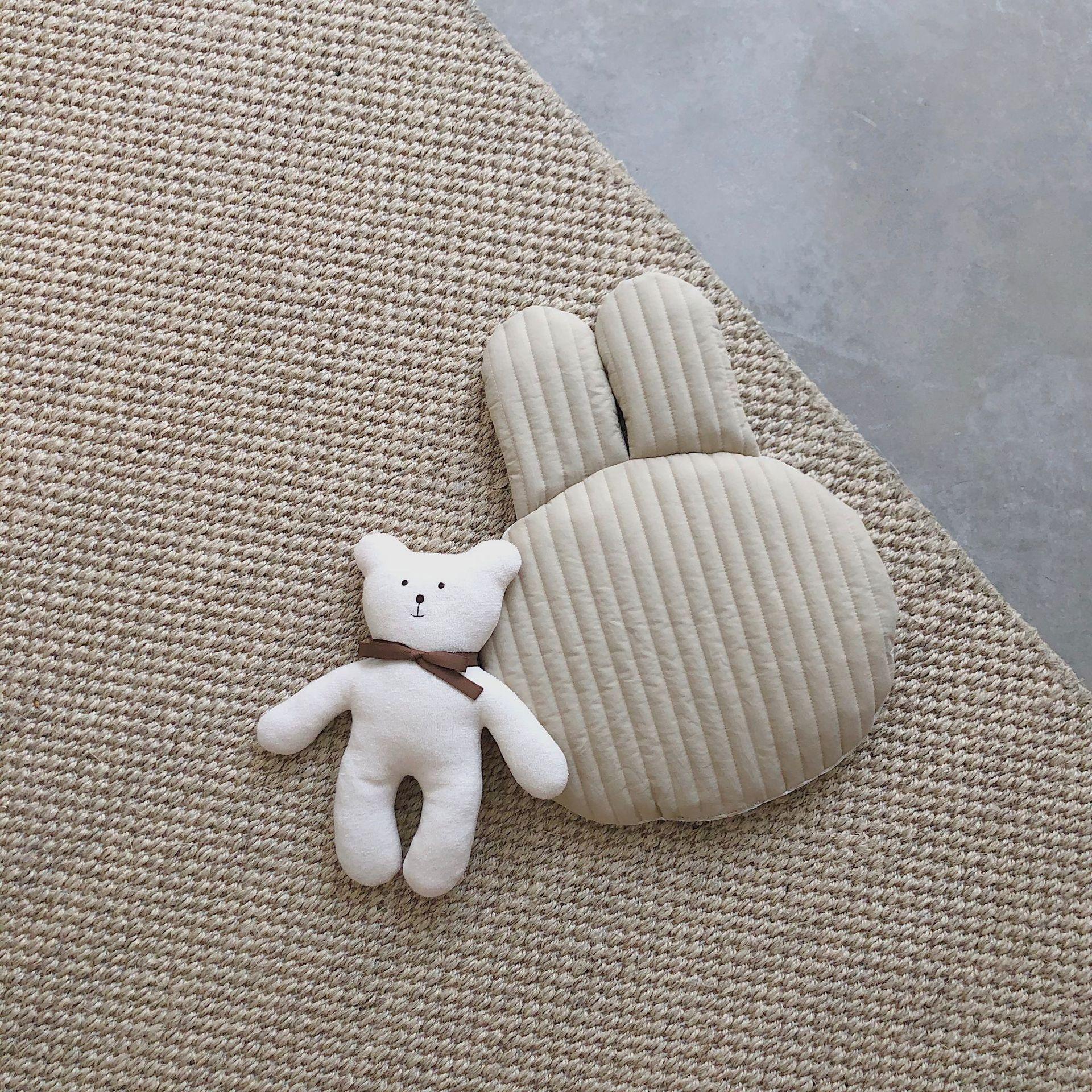 Gối Cho Bé Hình Thỏ Hình Gấu Nhỏ Trẻ Em Trang Trí Phòng Bắc Âu Trang Trí Nhà Mềm Sofa Đệm Cũi Gối Thoáng Khí