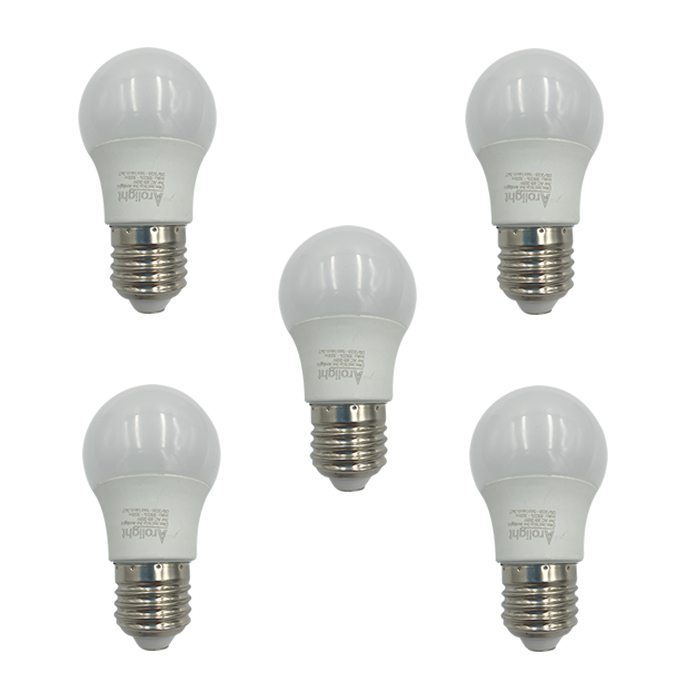 Bộ 5 Bóng đèn LED búp kín nước 3W