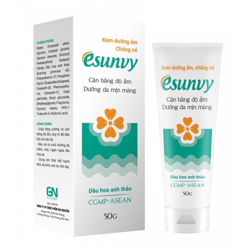 Kem Dưỡng Ẩm, Chống Nẻ Esunvy Tăng Cường Độ Ẩm, Làm Mềm Da An Toàn Dịu Nhẹ 30g/ 50g