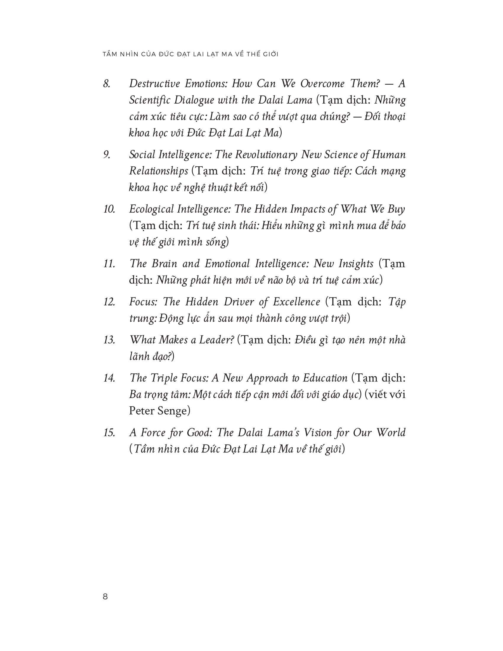 Sách - Tầm Nhìn Của Đức Đạt Lai Lạt Ma Về Thế Giới