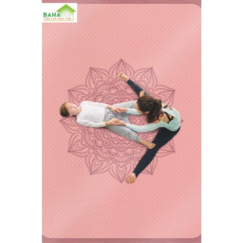 THẢM TẬP ĐA NĂNG (YOGA) ĐÔI KÍCH THƯỚC LỚN 130cm x 200cm  &quot;BAHAMAR&quot; mềm mại và thoải mái khi sử dụng trong nhà