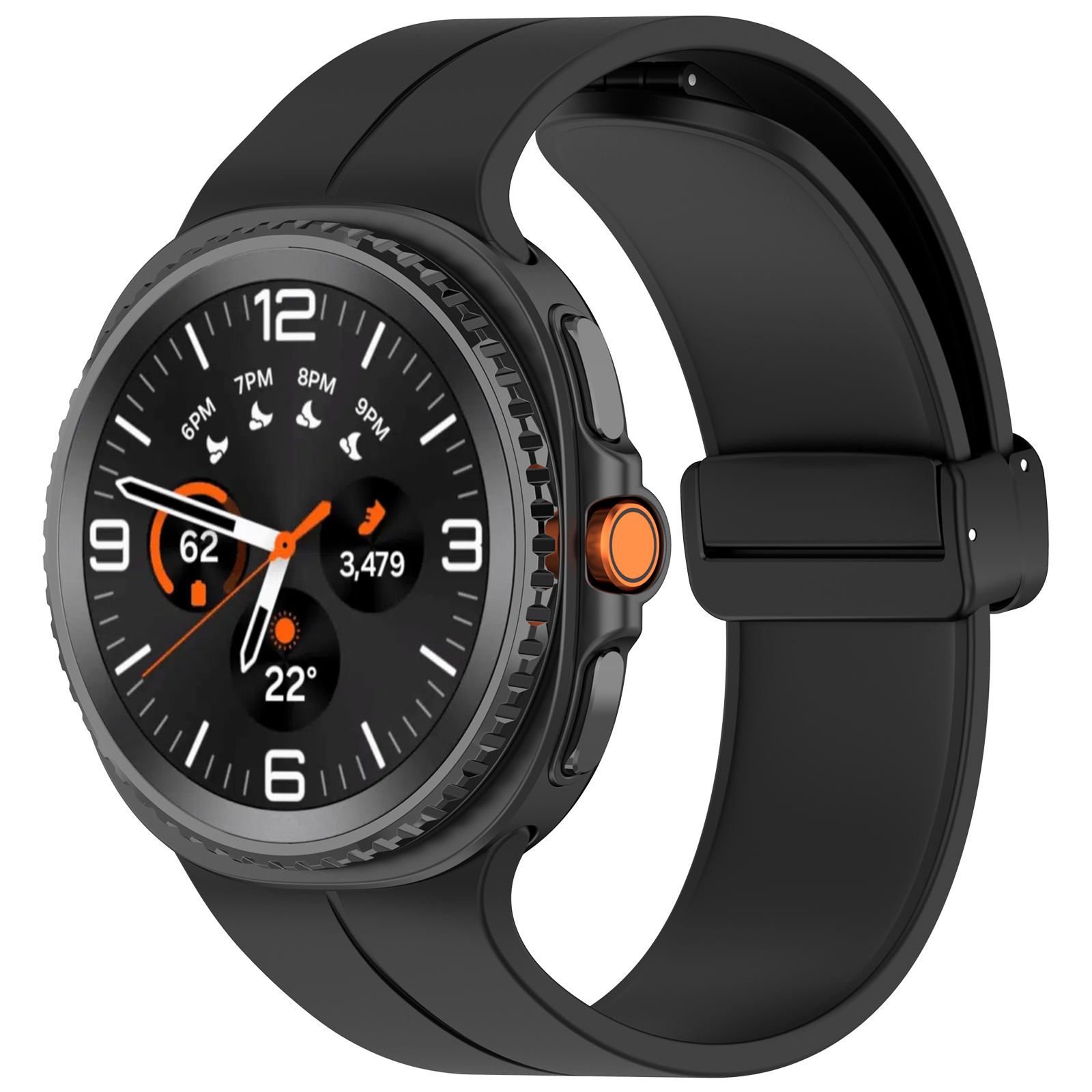 Dây đeo khóa gấp từ tính cho Samsung Galaxy Watch8 40mm / 44mm & Galaxy Watch8 Classic 46mm - Hàng Chính Hãng