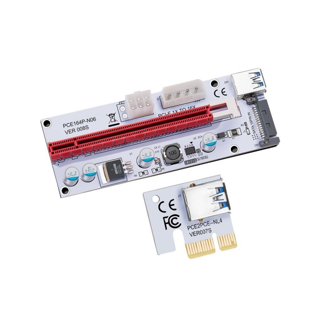 PCIE Express PCI-E 1x To 16x Extender Riser Card USB 3.0 Cable