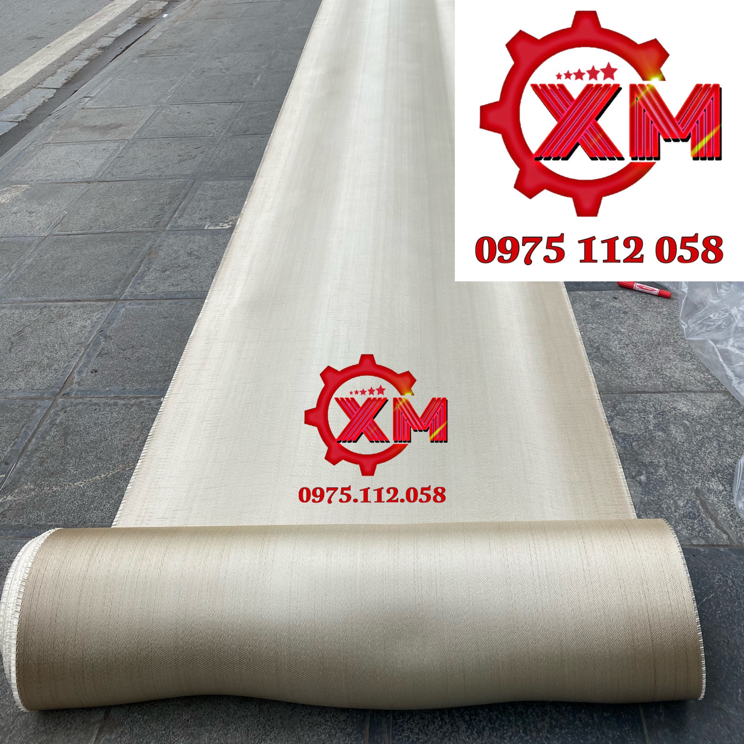 VẢI BẠT CHỐNG CHÁY SỢI THỦY TINH 1M X 5 MÉT