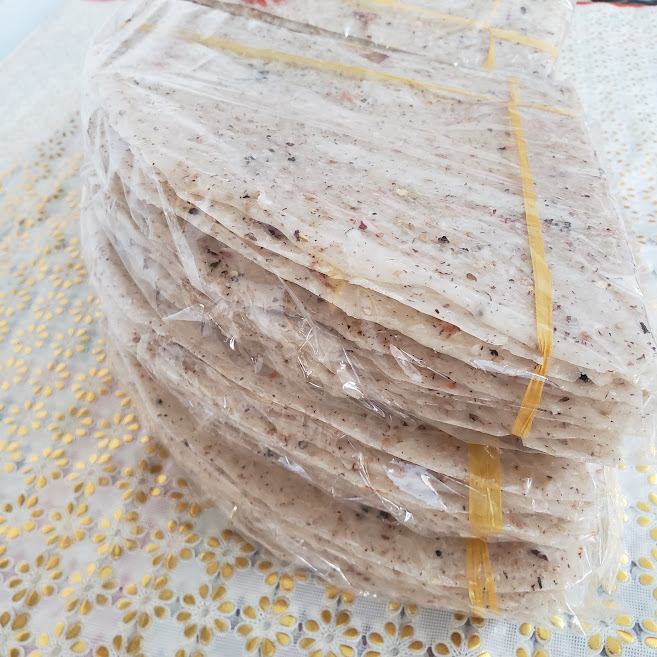 Đặc Sản Nha Trang - Bánh Tráng Dừa Nướng Đậm Đặc Nước Cốt Dừa Seavy Gói 850G Gồm 16 Cái