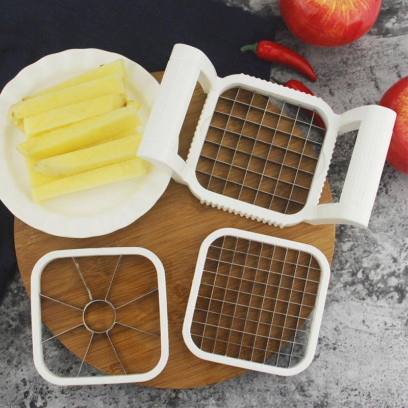 Công cụ 3pcs / bếp thép không gỉ quả shredder Pháp khoai tây chiên cắt