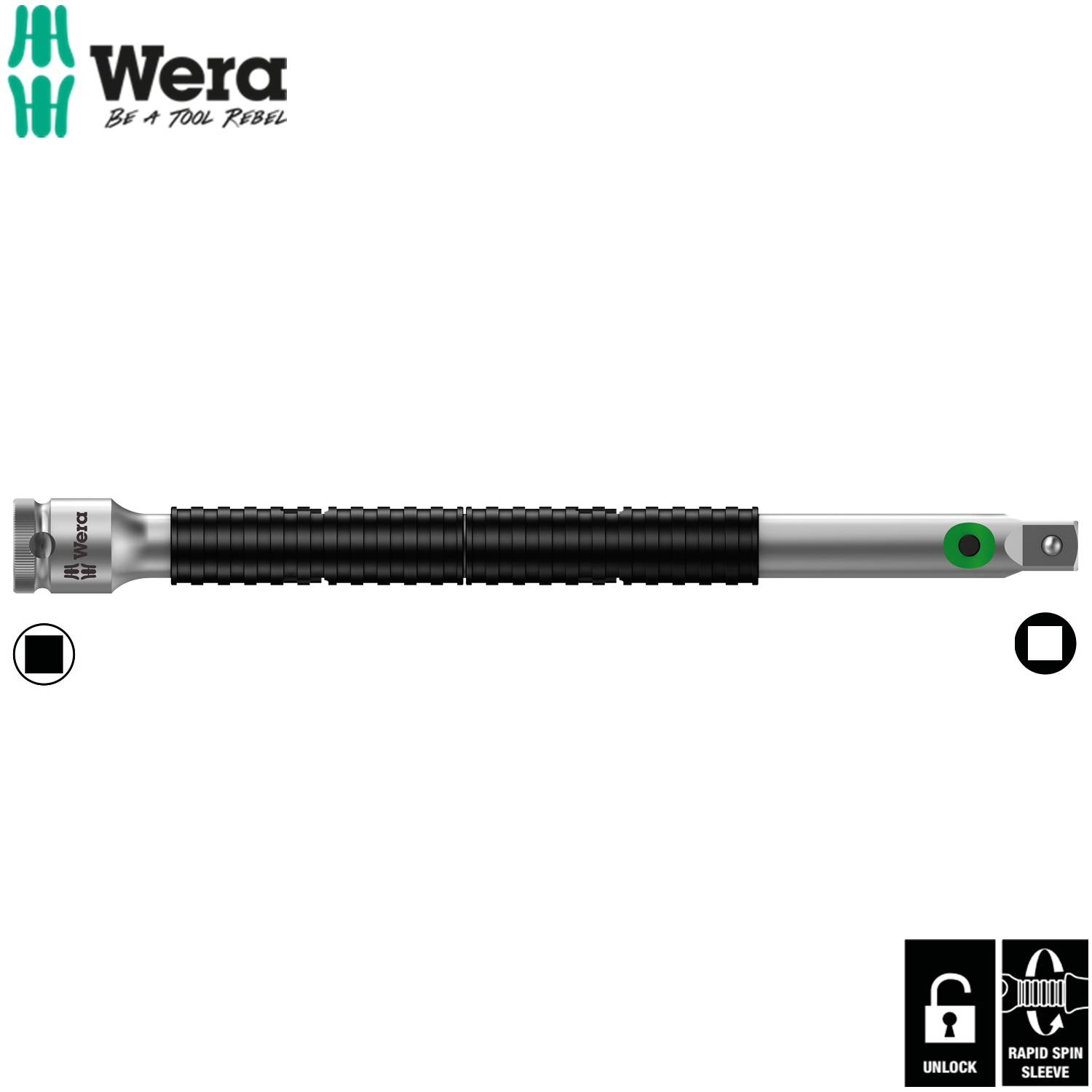 Cần nối dài 1/4&quot; Wera 05003531001 8796 LA Zyklop chiều dài 150mm