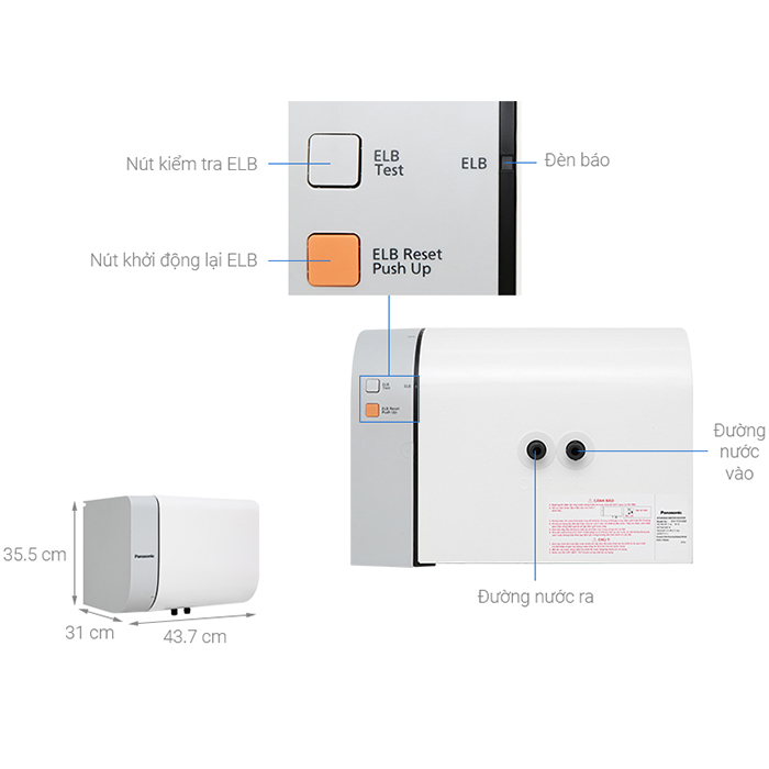 Máy Nước Nóng Panasonic DH-15HAMVW