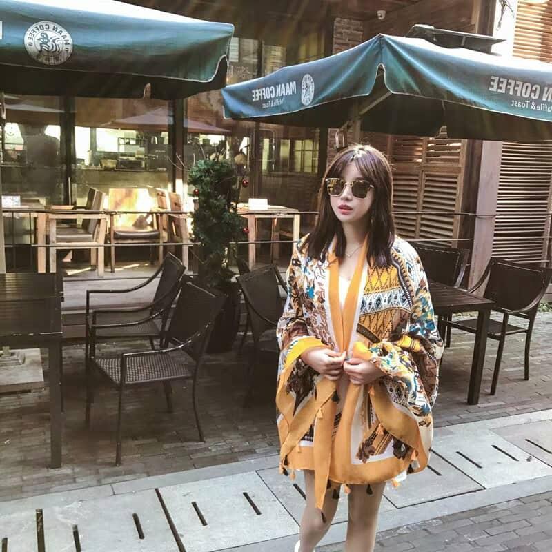 Khăn Choàng Boho Cao Cấp Loại Dày