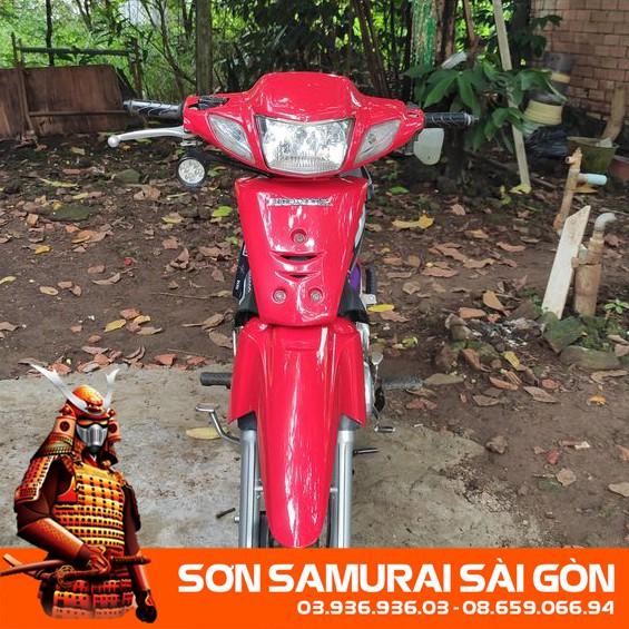 Sơn SAMURAI KUROBUSHI H661-200* MÀU ĐỎ chính hãng dành cho xe máy