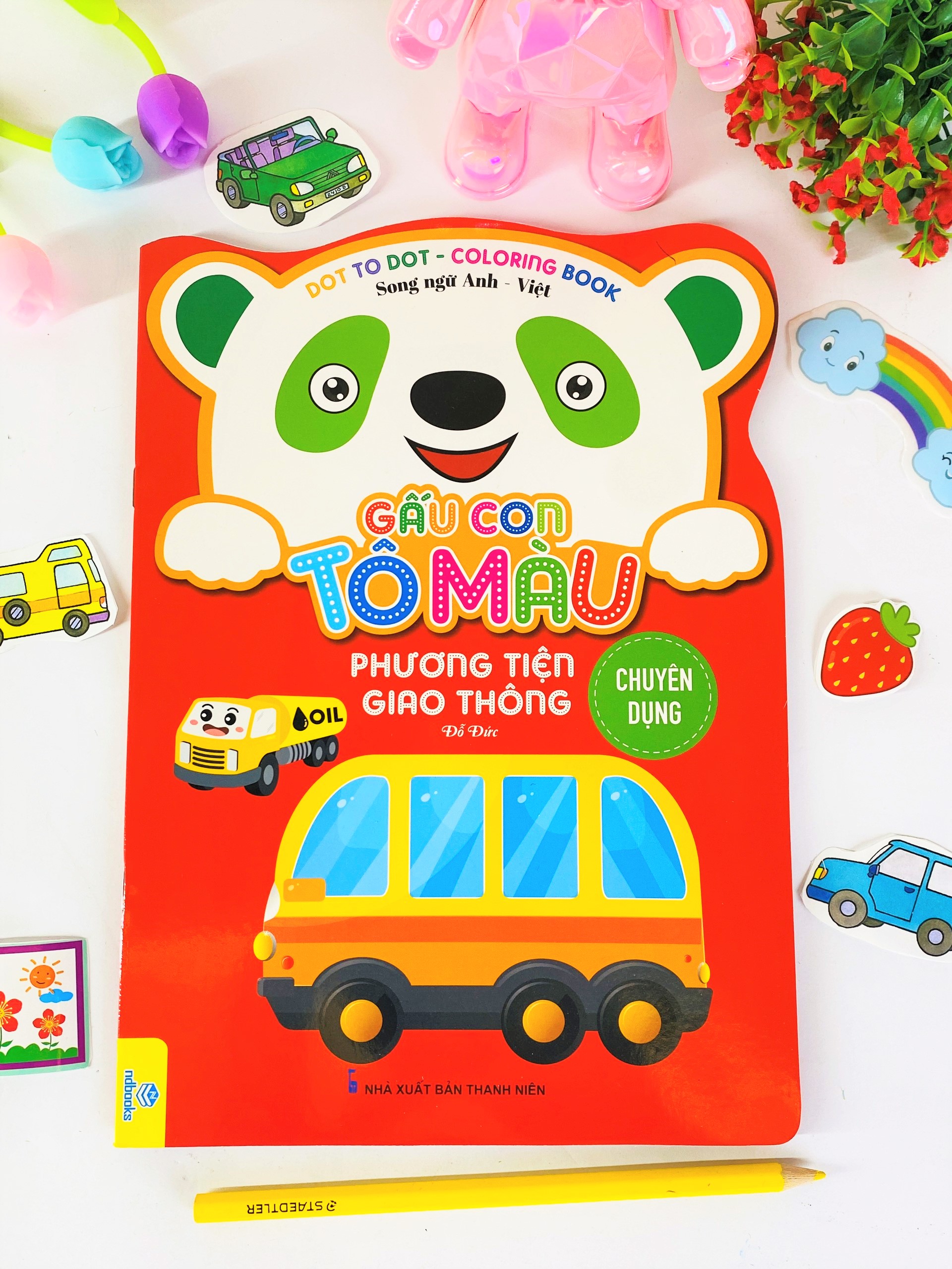 Sách - Combo 6 Cuốn Gấu Con Tô Màu: Phương Tiện Giao Thông - ndbooks