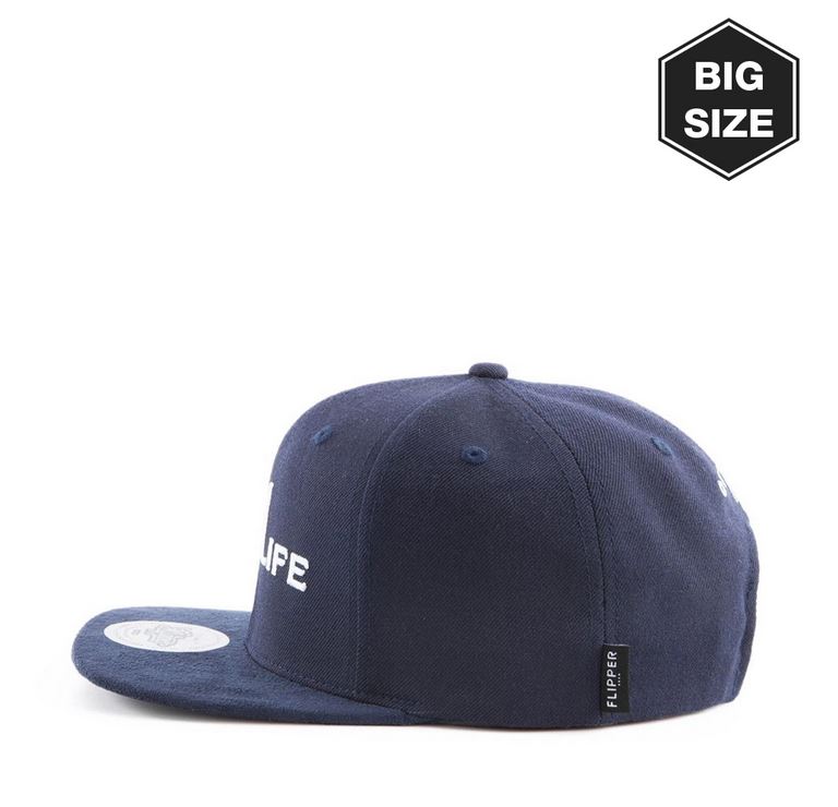 PREMI3R Mũ lưỡi trai snapback  BIG-THUG Simple navy phong cách hàn quốc