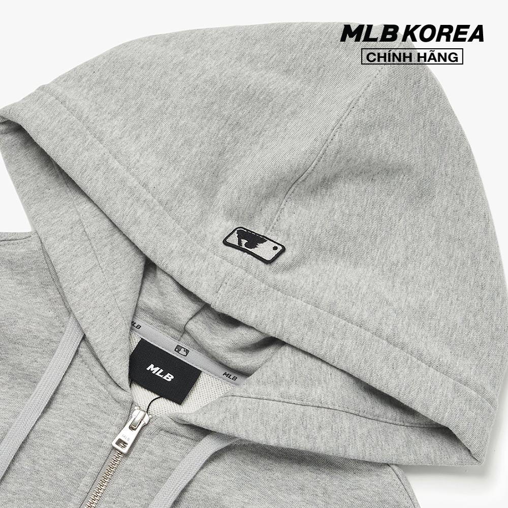 MLB - Áo hoodie tay dài phối mũ Basic Mego Logo Hood Zip Up 3ATRB0224