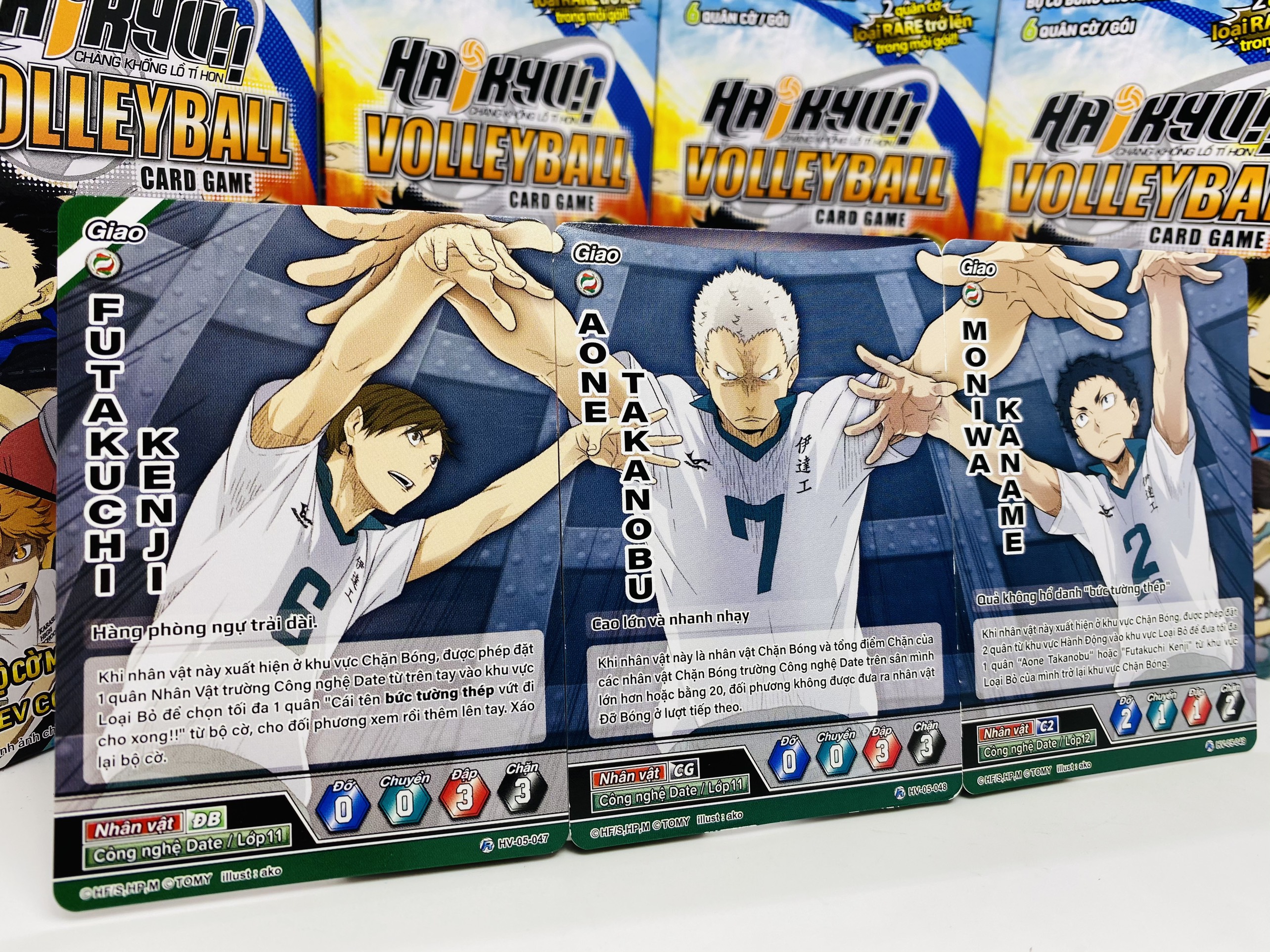 Gói cờ mở rộng HV-05 - Bộ cờ bóng chuyền HAIKYU - 6 Quân cờ / Gói