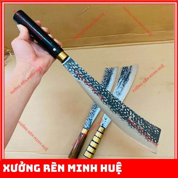 Bộ 4 dao nhà bếp cao cấp là từ Thép Nhíp hàng rèn thủ công - Phúc sen