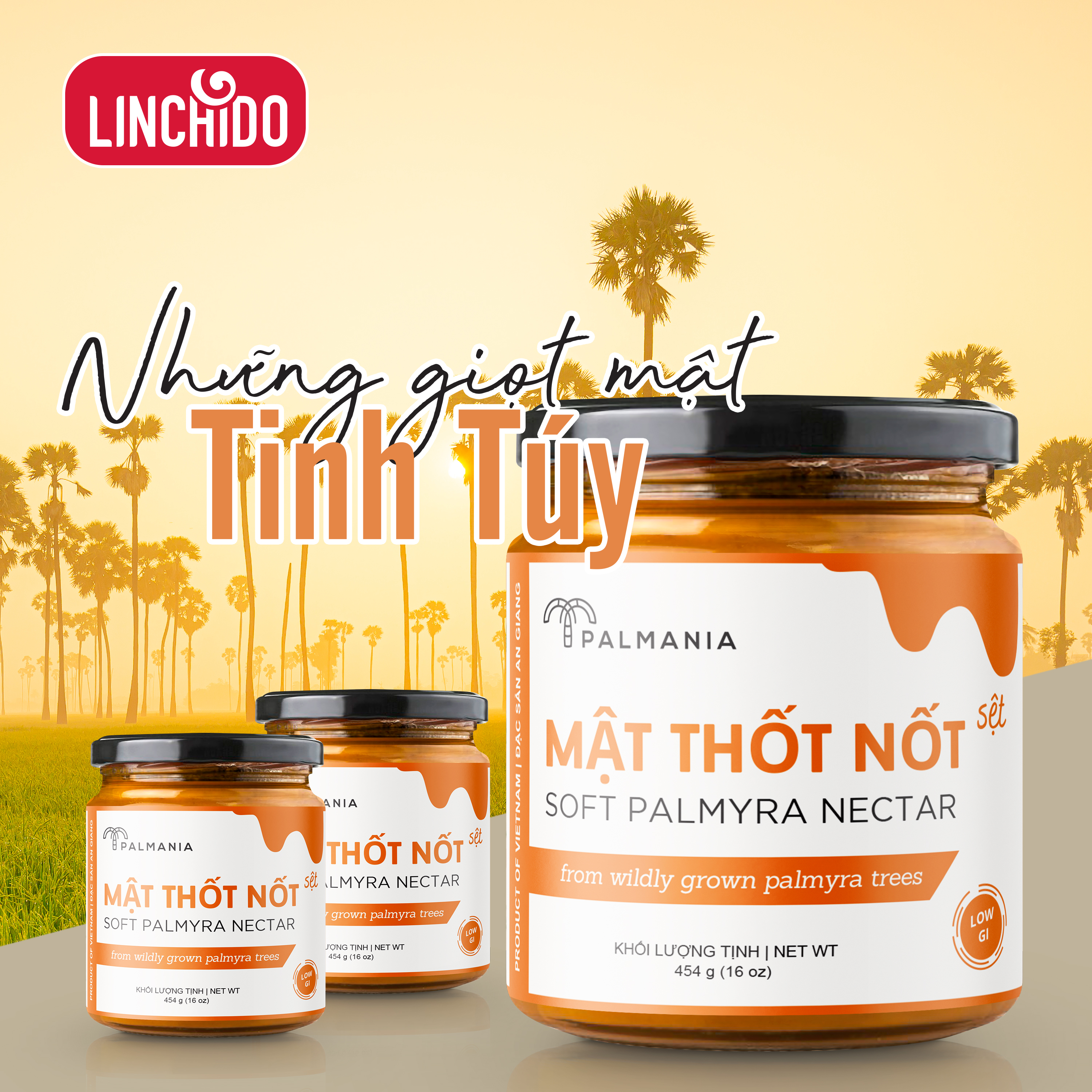 Mật thốt nốt sệt truyền thống PALMANIA | Nguyên Chất, Tự Nhiên (400 GRAM Hủ PET )