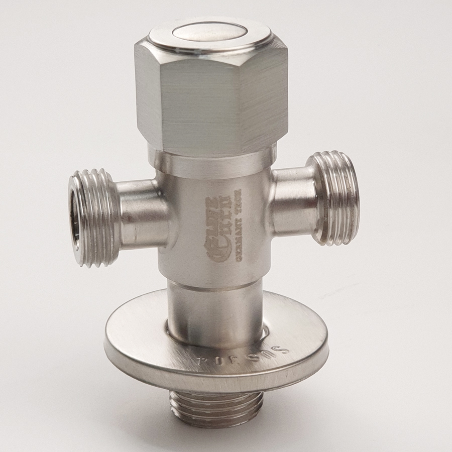 Van chia giảm áp - khóa 2 đường nước Inox SUS 304 Eurolife EL-X30