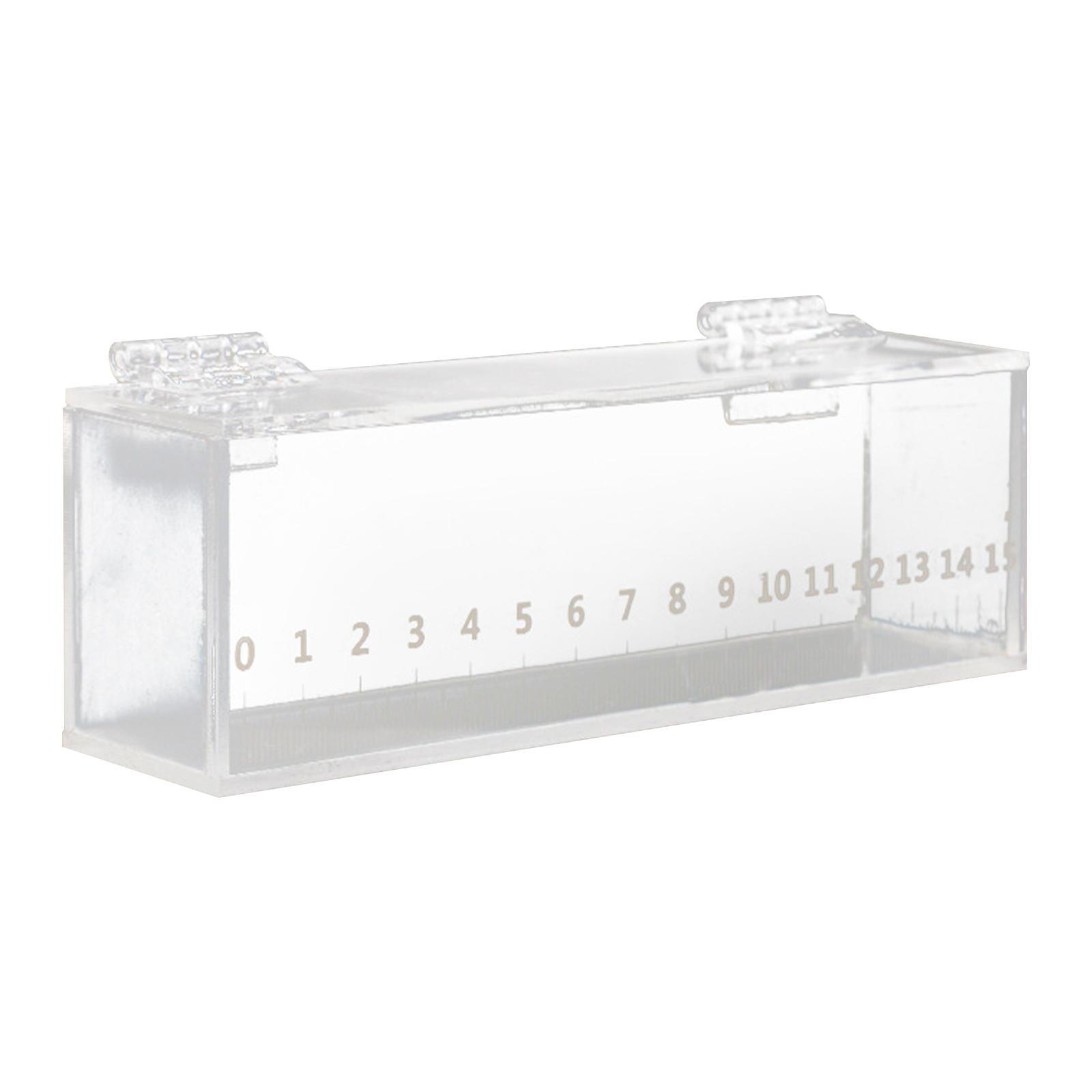 Fish Viewing Box Acrylic Small Holder Mini Aquarium Clear Fishing Photo Tank
