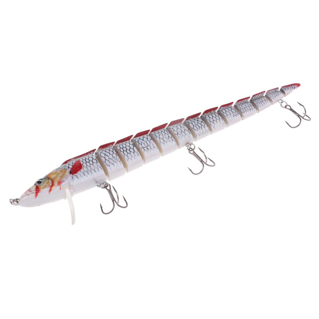 23cm Bass Fishing Bait Swimbait Lure Life-like Multi-jointed Fishing Lure 01