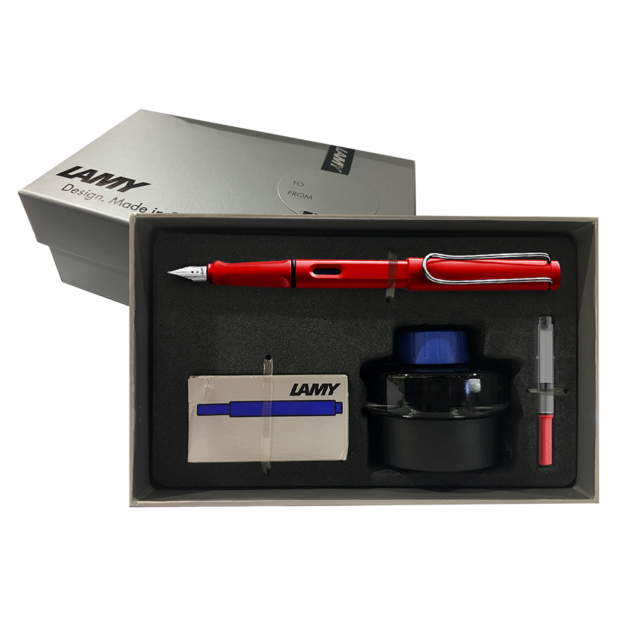 Bộ Lamy Safari Gift Set Combo 4 In 1 (Red) - GS0716