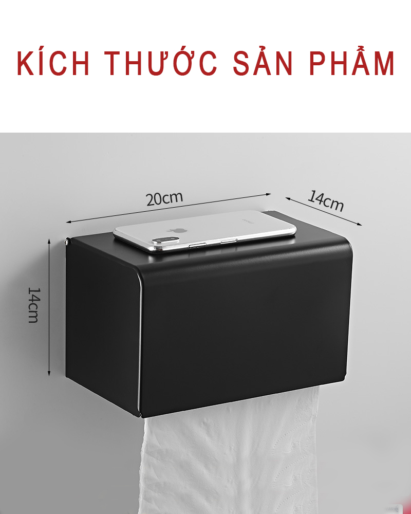 Hộp Đựng Giấy Vệ Sinh Inox sơn tĩnh điện cực kì sang trọng