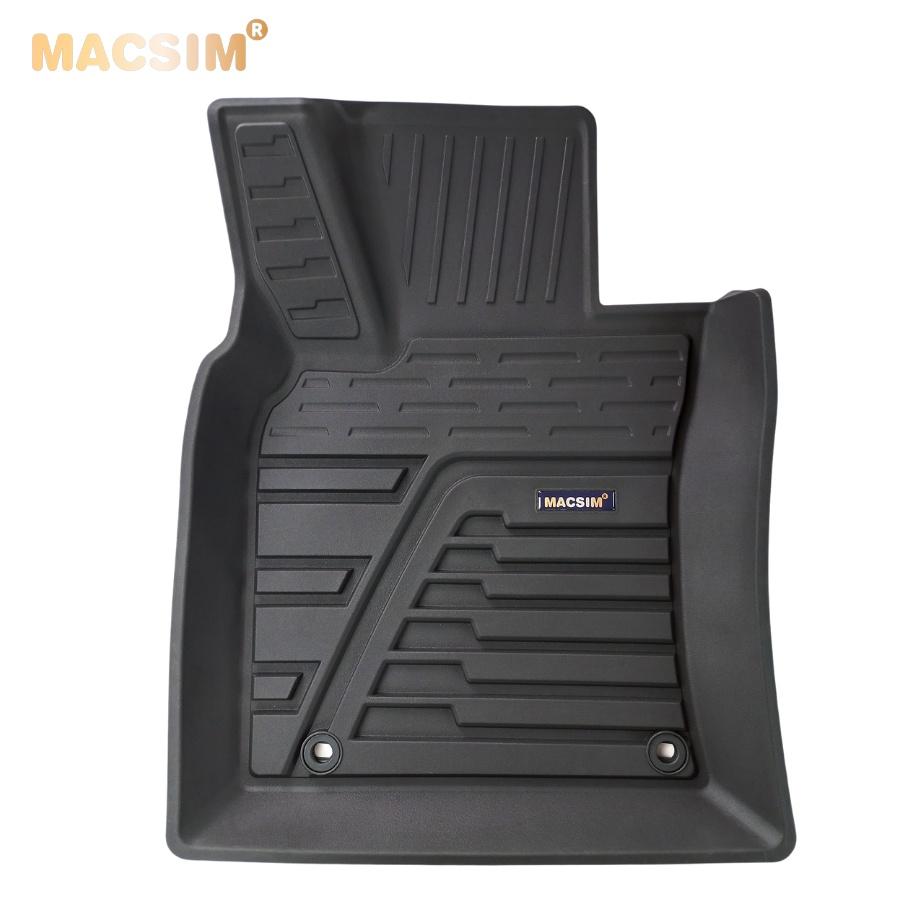 Thảm lót sàn ô tô Hyundai sonata 2020-nay Nhãn hiệu Macsim chất liệu nhựa TPE đúc khuôn cao cấp - màu đen