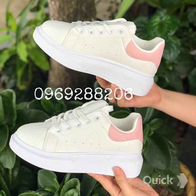 Giày thể thao sneakers phản quang độn đế kute