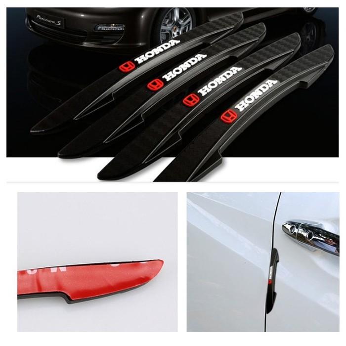 Miếng dán logo xe Kia chống va đập cửa xe ô tô