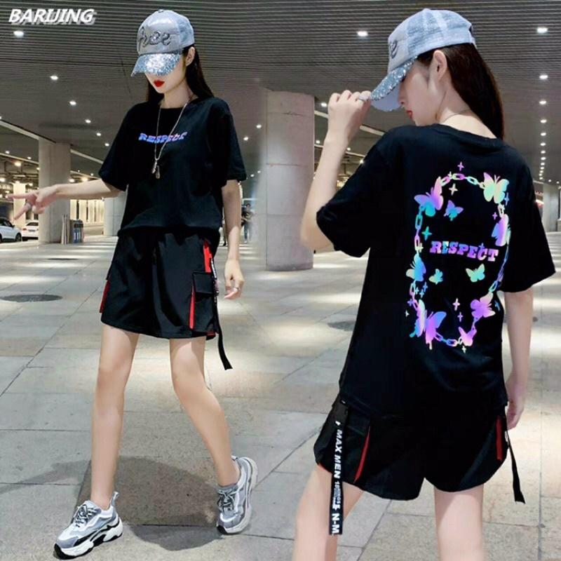 Á thun tay ngắn n phản quang bướm chất cotton mềm mịn freesize từ  Thời trang sỉ lẻ Thiên phúc