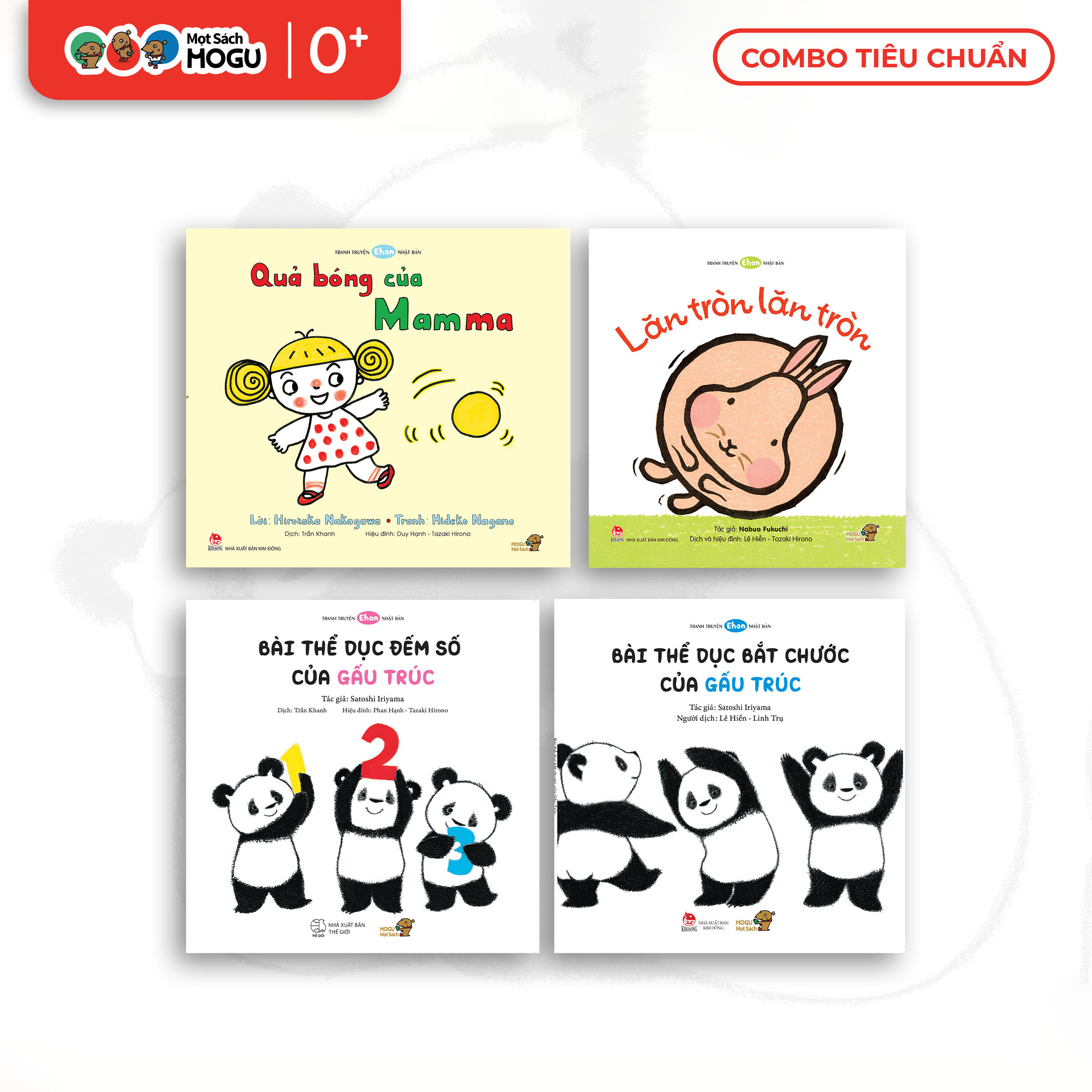 Truyện Ehon bé 1-2-3 tuổi - Bộ 5 cuốn Phát triển vận động