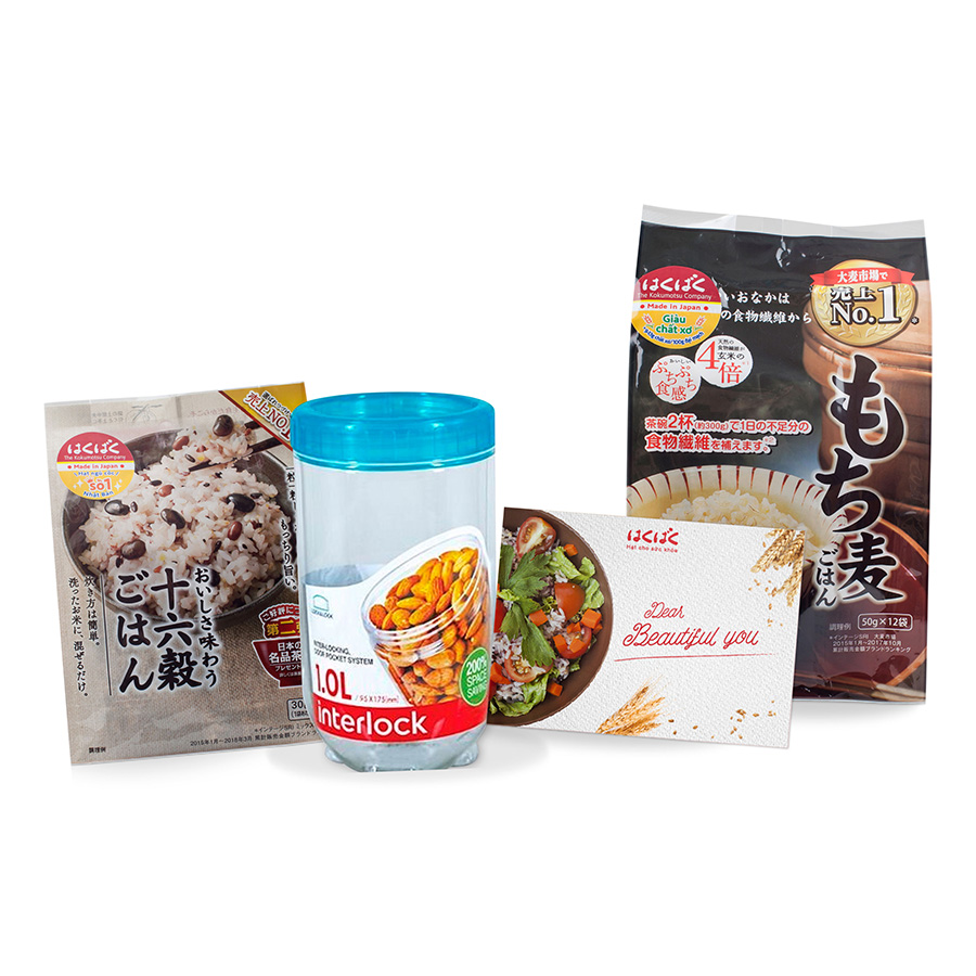 Hộp Quà Tết Hạt Sức Khỏe Hakubaku 